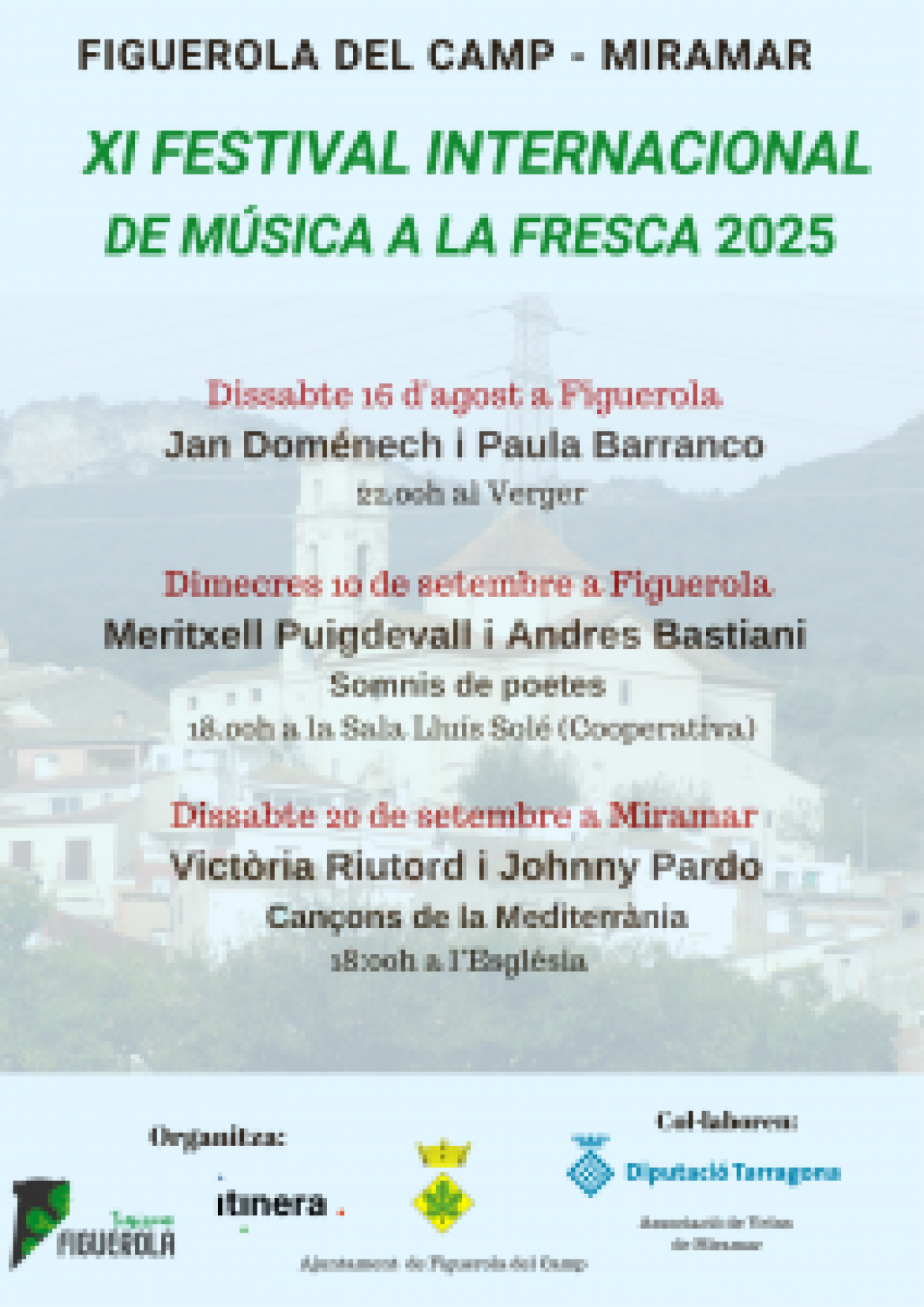 XI FESTIVAL INTERNACIONAL DE MÚSICA A LA FRESCA 2025
