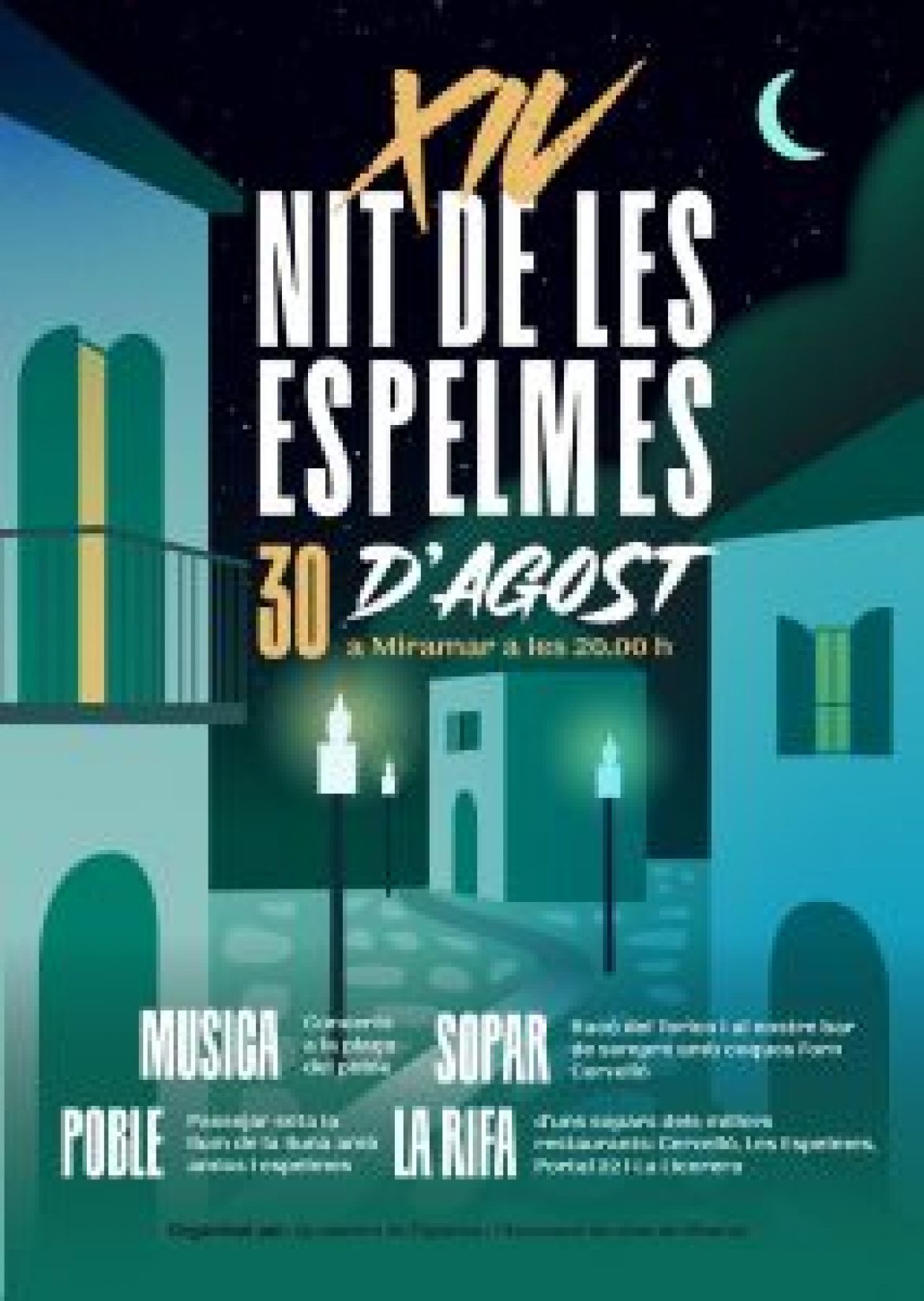 Nit de les Espelmes a Miramar 30 d’agost